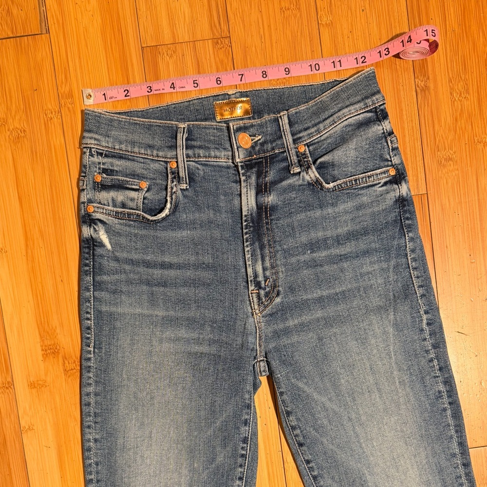 MOTHER The Insider Crop Step Chew in Dancing on Coals Size 26 - Picture 12 of 16